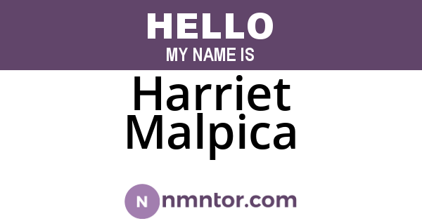 Harriet Malpica