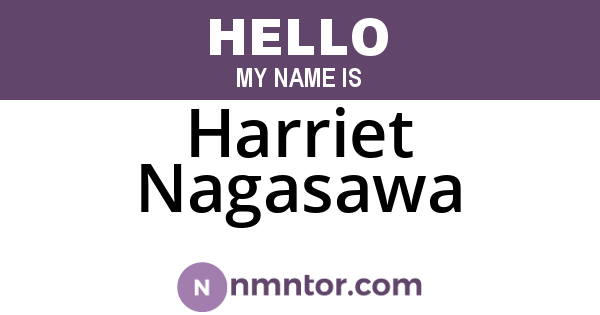 Harriet Nagasawa