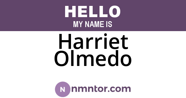Harriet Olmedo
