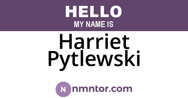 Harriet Pytlewski