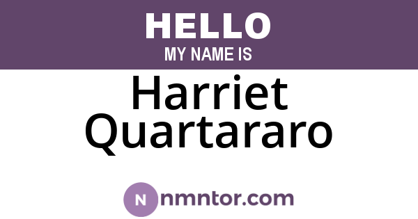 Harriet Quartararo