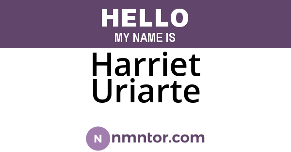 Harriet Uriarte
