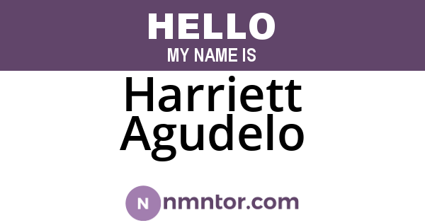 Harriett Agudelo