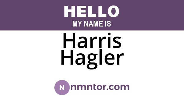 Harris Hagler