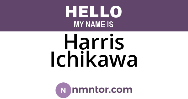 Harris Ichikawa