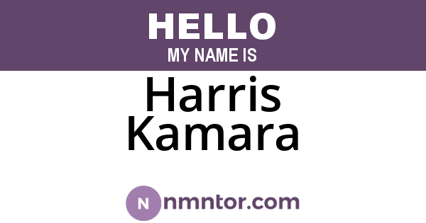 Harris Kamara