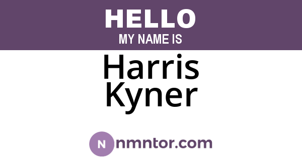 Harris Kyner