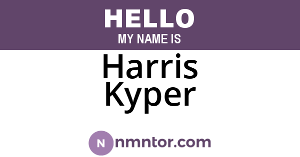 Harris Kyper