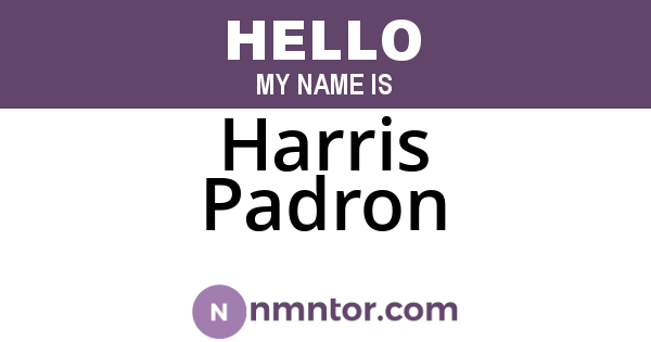 Harris Padron