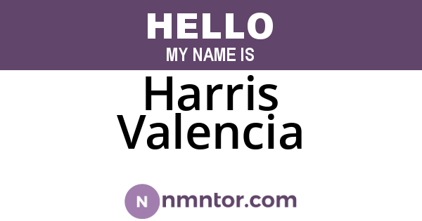 Harris Valencia