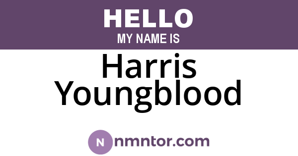 Harris Youngblood