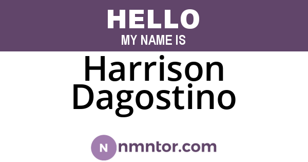 Harrison Dagostino