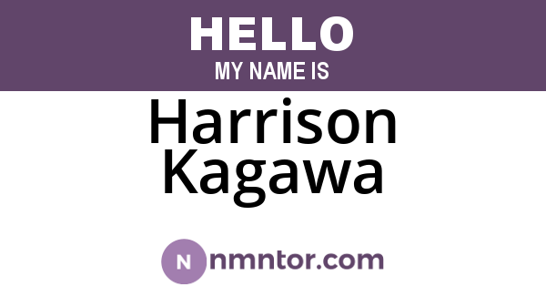 Harrison Kagawa