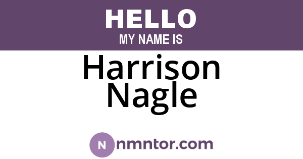 Harrison Nagle