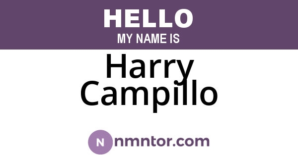 Harry Campillo