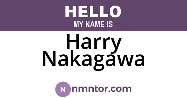 Harry Nakagawa