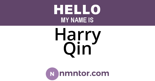 Harry Qin