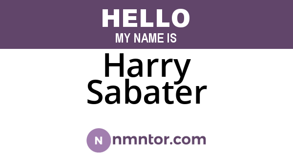 Harry Sabater