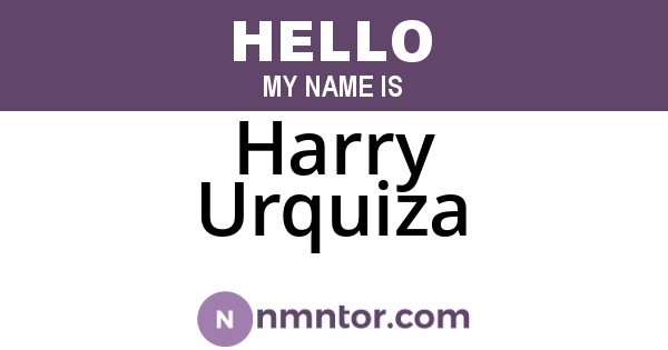 Harry Urquiza