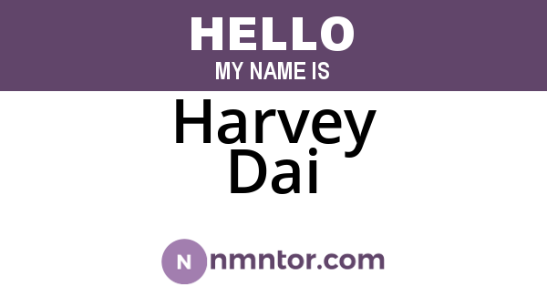 Harvey Dai