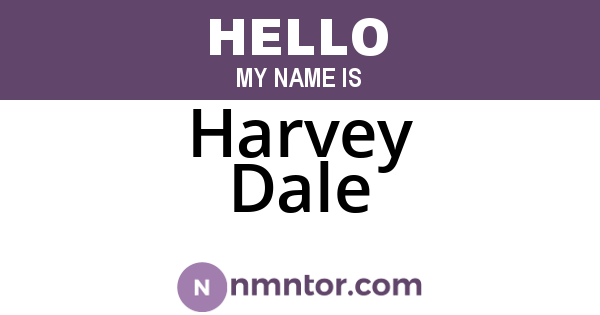 Harvey Dale