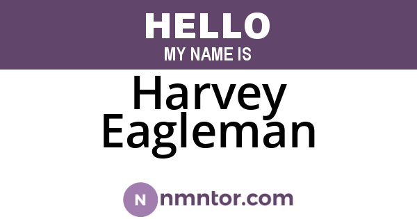 Harvey Eagleman