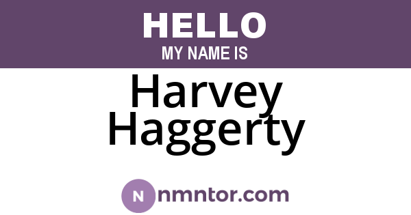 Harvey Haggerty