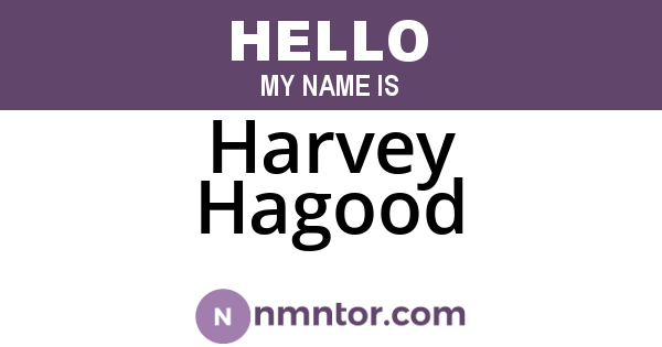 Harvey Hagood