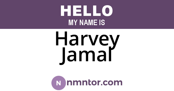 Harvey Jamal