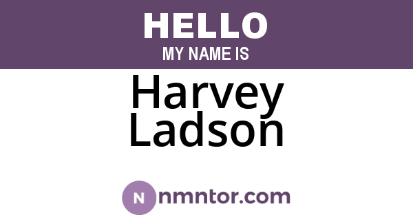 Harvey Ladson