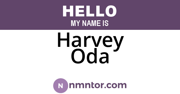 Harvey Oda