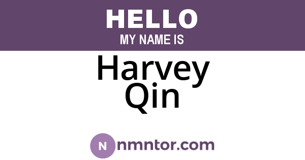 Harvey Qin