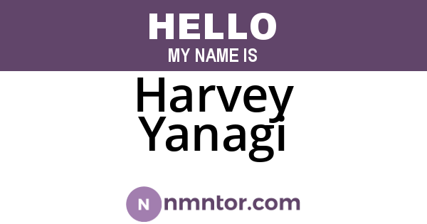 Harvey Yanagi