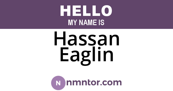 Hassan Eaglin