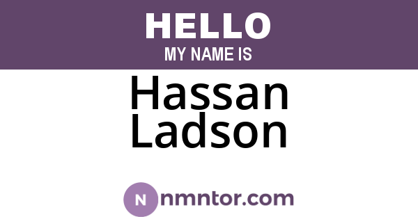 Hassan Ladson