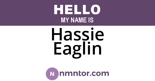 Hassie Eaglin