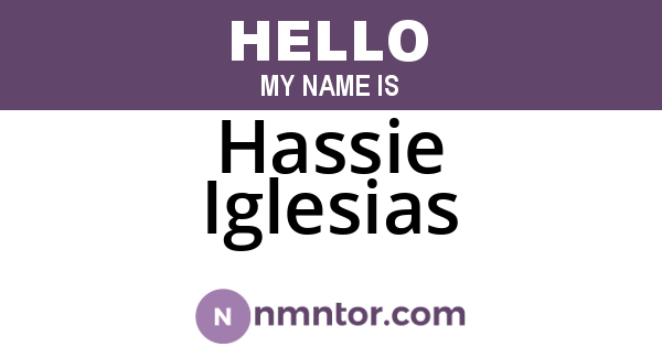 Hassie Iglesias