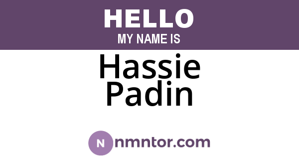 Hassie Padin