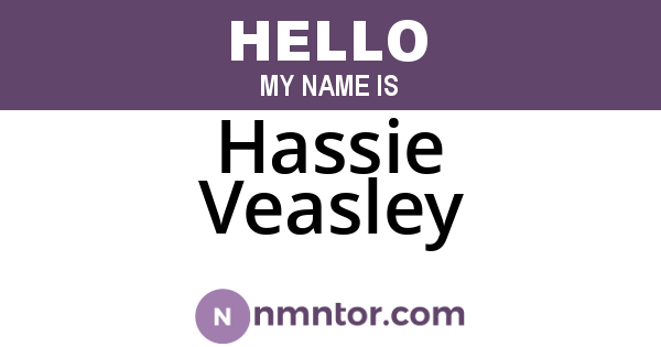 Hassie Veasley