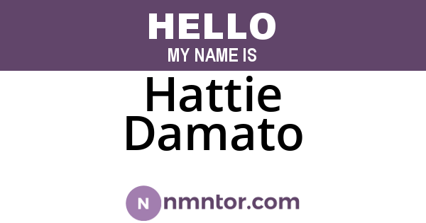 Hattie Damato