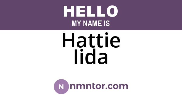 Hattie Iida