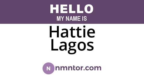 Hattie Lagos