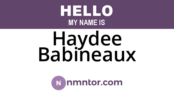 Haydee Babineaux