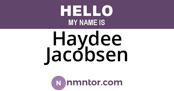 Haydee Jacobsen