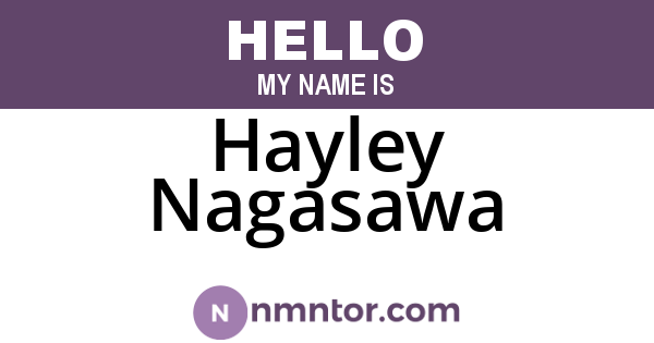 Hayley Nagasawa