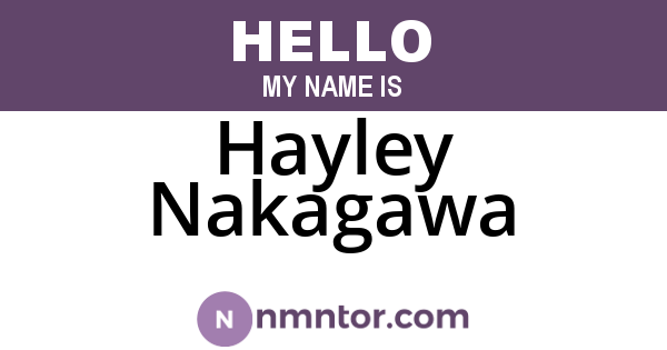 Hayley Nakagawa