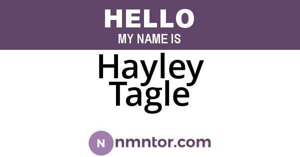Hayley Tagle