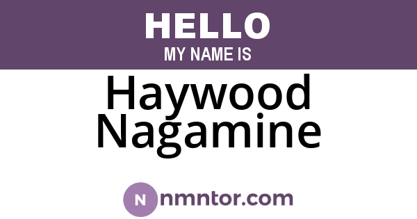 Haywood Nagamine
