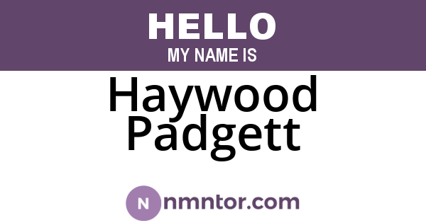 Haywood Padgett