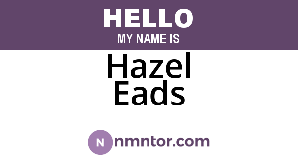 Hazel Eads